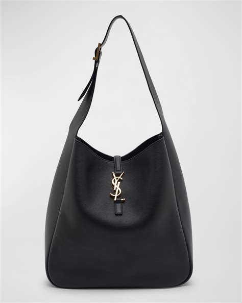 le 5a7 large ysl shoulder hobo bag in smooth leather|LE 5 À 7 in smooth leather .